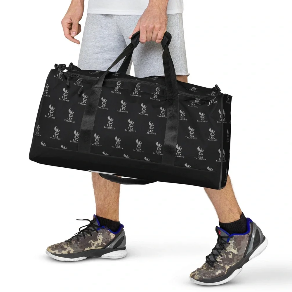 LEX Black Duffel Bag
